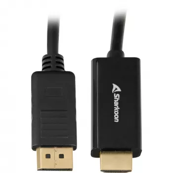 Adattatore DisplayPort-HDMI Sharkoon 4K 60 Hz, cavo 1 m