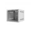 Lanberg WF10-2304-10S armadio rack a parete da 10" 4U, 280×310 mm, porta in vetro, 20 kg, grigio (RAL 7035)