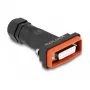 Connettore femmina D-Sub 15 poli DeLOCK IP67 impermeabile nero/arancione