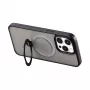 Custodia protettiva magnetica Joyroom JR-BP004 per iPhone 15 Pro Max, nero, compatibile MagSafe, protezione senza bordi