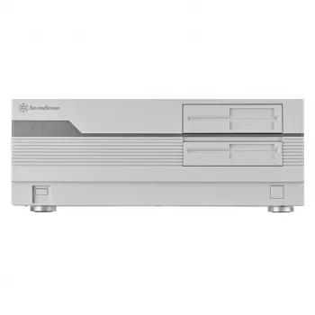 Silverstone SST-FLP01W Case HTPC Bianco