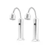 Luce per grill RealPower 495550 – acciaio inox, batteria AAA, set da 2 per grill da esterno