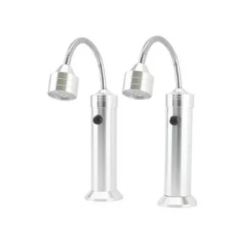 Luce per grill RealPower 495550 – acciaio inox, batteria AAA, set da 2 per grill da esterno
