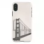 Custodia per cellulare man and wood per iPhone X/XS, design Handbrücken, nero