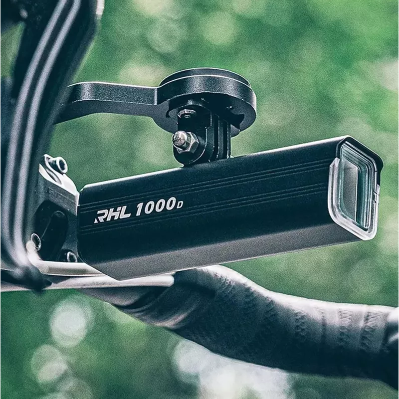 Rockbros RHL1500 luce anteriore per bici, 1500 lm, 5000 mAh, IPX6, nero
