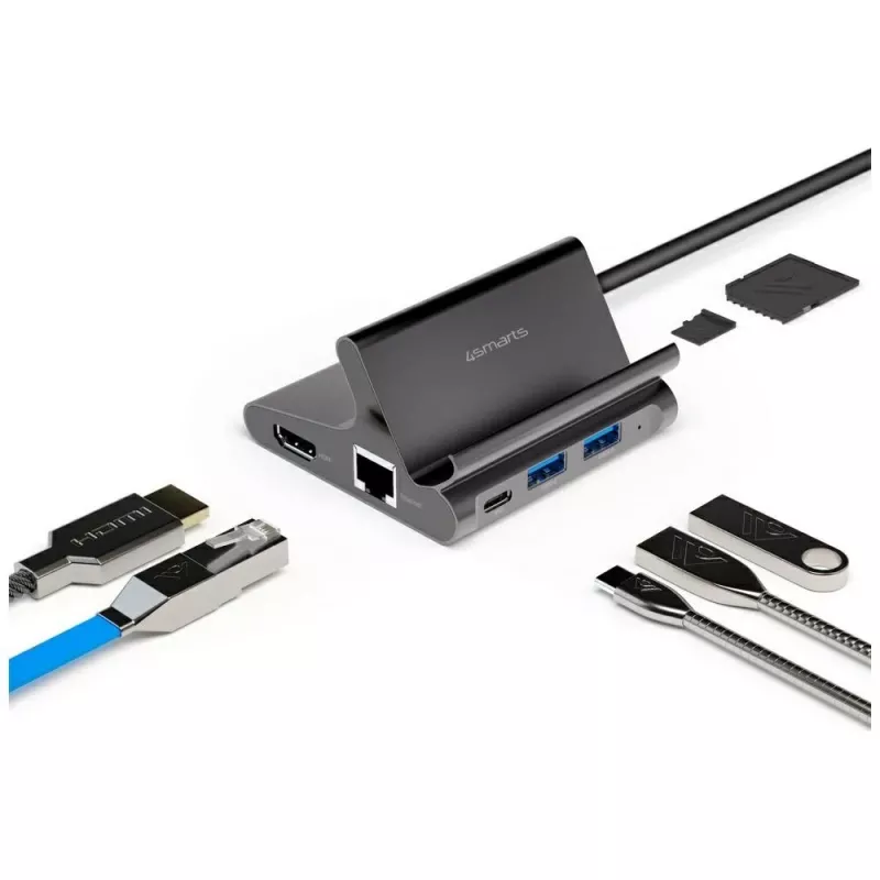 Supporto per tablet/smartphone 7in1 Dex HDMI/RJ45