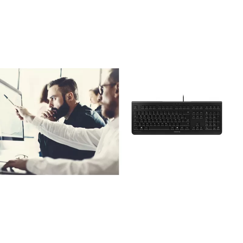 CHERRY KC 1000 tastiera Home USB layout svizzero nero