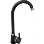 Rubinetto da cucina PYRAMIS BELLO PLUS nero miscelatore monocomando con bocca orientabile