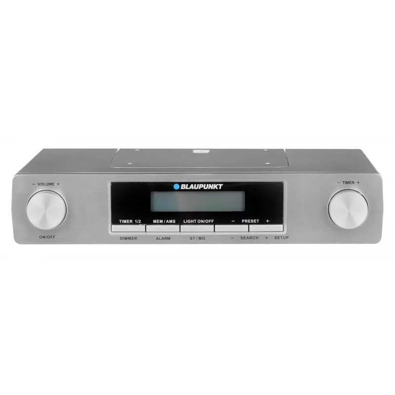 Blaupunkt KR12SL radio da cucina, FM, orologio/sveglia con 2 timer, argento