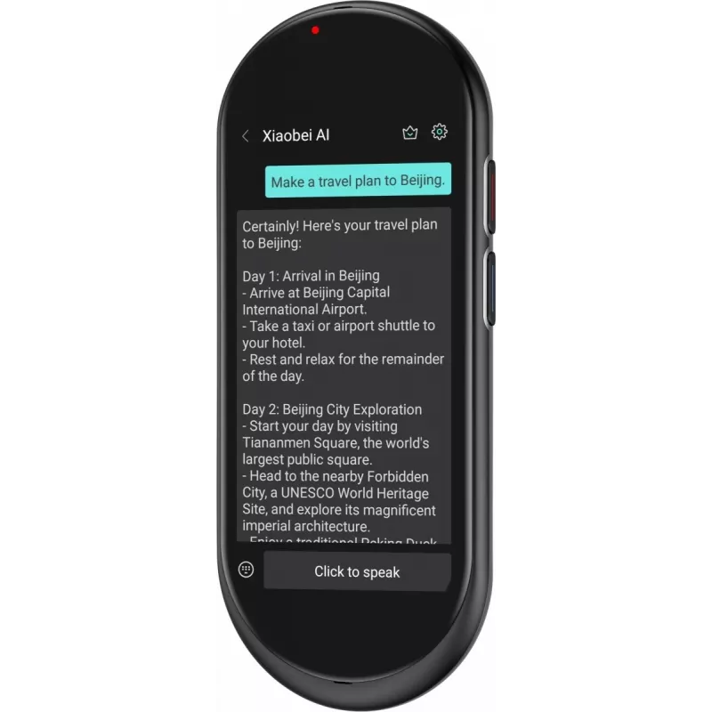 Traduttore vocale portatile MAXCOM MT100 4G, traduzione vocale multilingue, dispositivo compatto