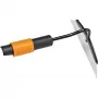 Zappa Push Fiskars 1000677 — zappa da giardino per la lavorazione del terreno con impugnatura ergonomica