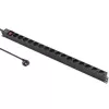 Qoltec PDU in alluminio per RACK | 16A | 16 x Schuko | verticale | 1,8 m