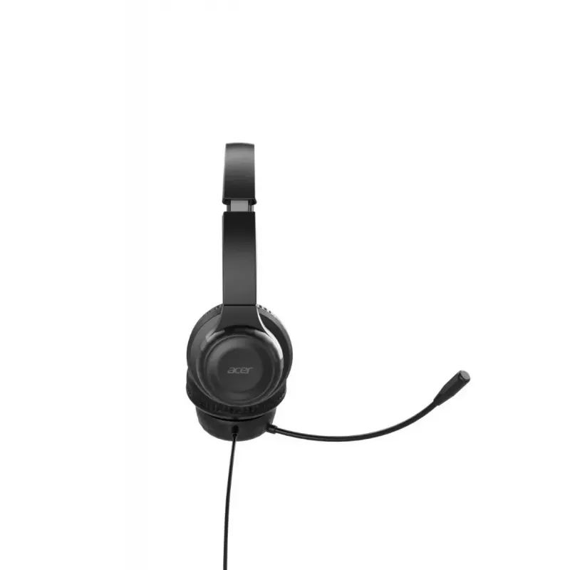 Acer AHW154 GP.HDS11.02D cuffie da ufficio cablate, stereo, connettore jack, microfono flessibile integrato, nere