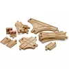 BRIO 33307 set di binari per ferrovia – 11 pezzi in legno per l'espansione