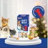 Box regalo snack per gatti INABA Churu — snack cremosi misti per gatti, multipack