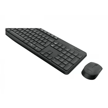 Logitech MK235 tastiera e mouse wireless combo full-size grigio