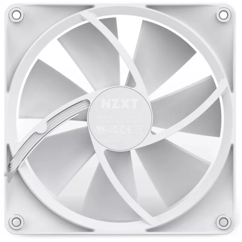 NZXT F140 RGB 140mm ventola singola bianco