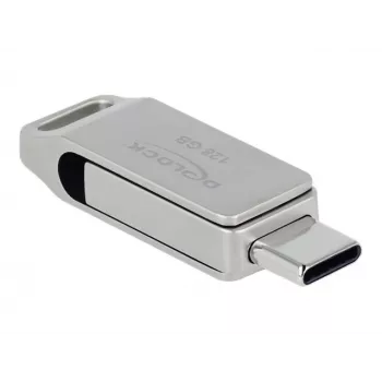 Chiavetta USB DeLOCK 128 GB USB-C Type-A modello a snodo