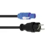 Cavo di alimentazione PSSO POWERCON 5 m H07RN-F 3G1.5 – cavo di alimentazione con connettore PowerCON, lunghezza 5 m, gomma H07RN-F, 3×1,5 mm²