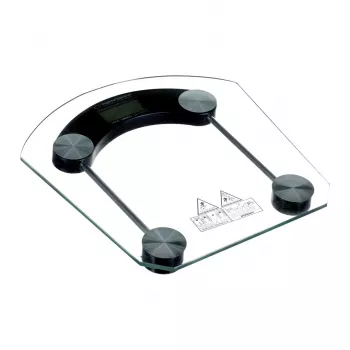 Esperanza - bilancia pesapersone da bagno Nza Pilates EBS008K colore trasparente (EBS008K)