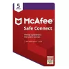 McAfee Safe Connect VPN 5 dispositivi chiave 1 anno, Global