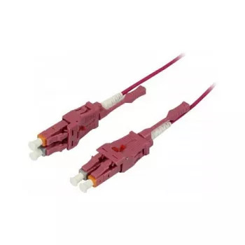 Cavo patch fibra ottica 2 fibre 3 m LC-LC 50/125µm OM4 Uniboot girevole Push/Pull AD 2 mm - cavo - fibra multimodale (S215554)