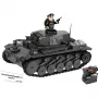 Kit di costruzione Cobi Panzerkampfwagen II Ausf. F – 813 pezzi, nero, età 9+