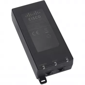 Iniettore PoE Cisco AIR-PWRINJ6 — fino a 30 W, Gigabit Ethernet, IEEE 802.3at, nero