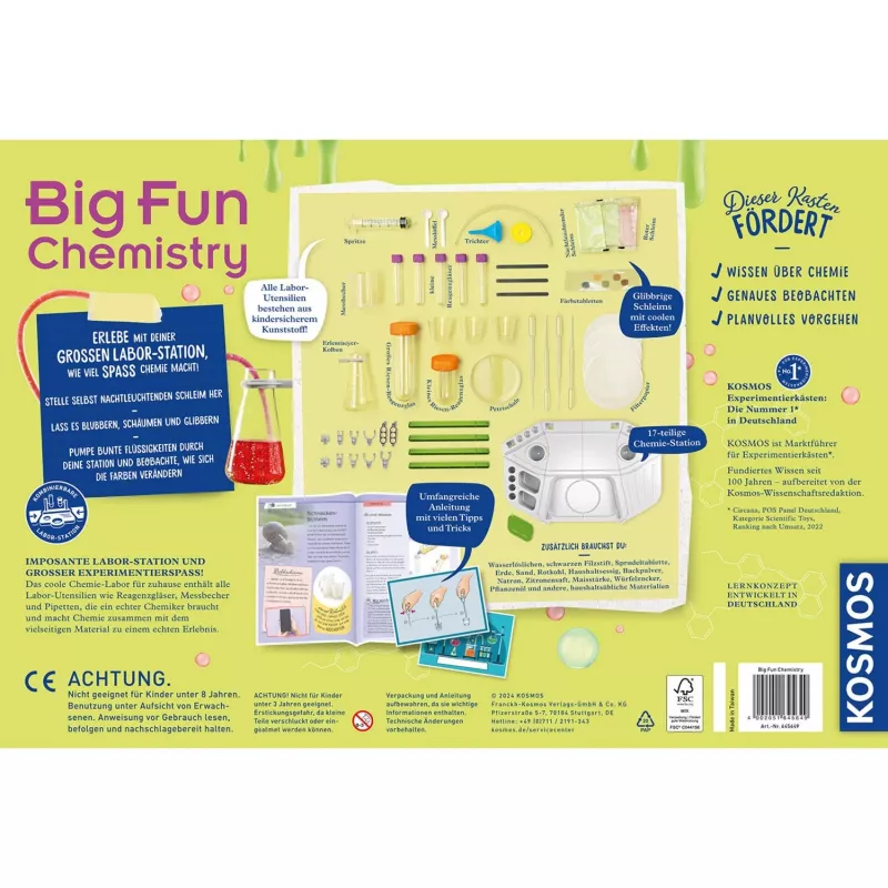 Big Fun Chemistry, kit di esperimenti
