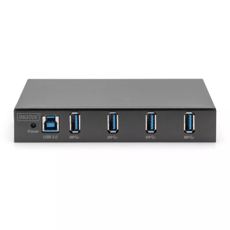 Hub USB DIGITUS 4 porte 3.0->4xA3.0 industrial line nero