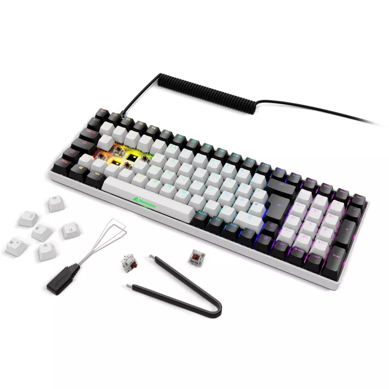 Tastiera gaming Sharkoon SGK50 S2 meccanica QWERTZ wireless