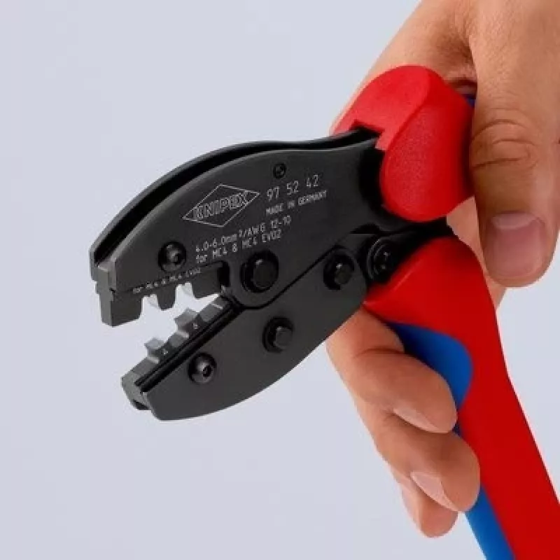 Pinza crimpatrice KNIPEX PreciForce per MC4 / EVO2