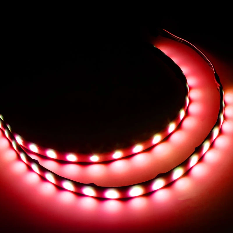 SilverStone SST-LSB01 hub LED RGB con 2 strisce LED, nero