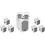 Sistema diffusore attivo Omnitronic BOB-10A ws con 8× BOB-4 ws (modello 20000537)