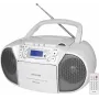 Sencor SPT 3907W radioregistratore portatile con CD, 4 W, Bluetooth 5.0, MP3, USB, FM, AUX, bianco