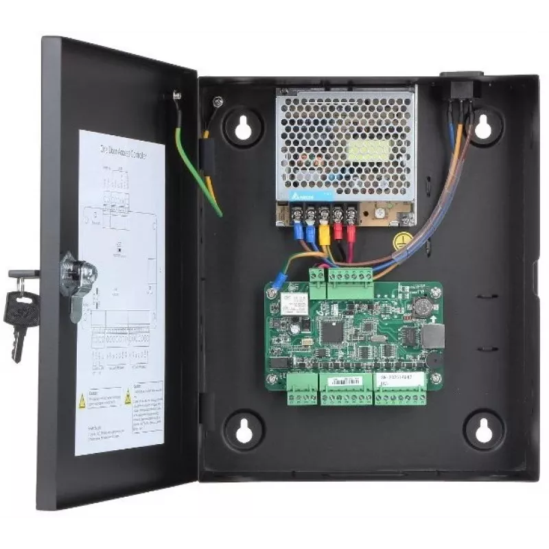 Controller di accesso Hikvision DS-K2801 nero 237x285x69mm