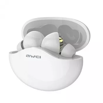 Auricolari Awei AWEI T12TWS Bluetooth sportivi bianchi
