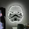 Luce neon LED da parete Paladone Stormtrooper modello PP14595SWVN, illuminazione decorativa Star Wars