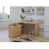 Scrivania per computer angolare Top e Shop DANY ARTISAN KPL, a L, truciolare, color rovere