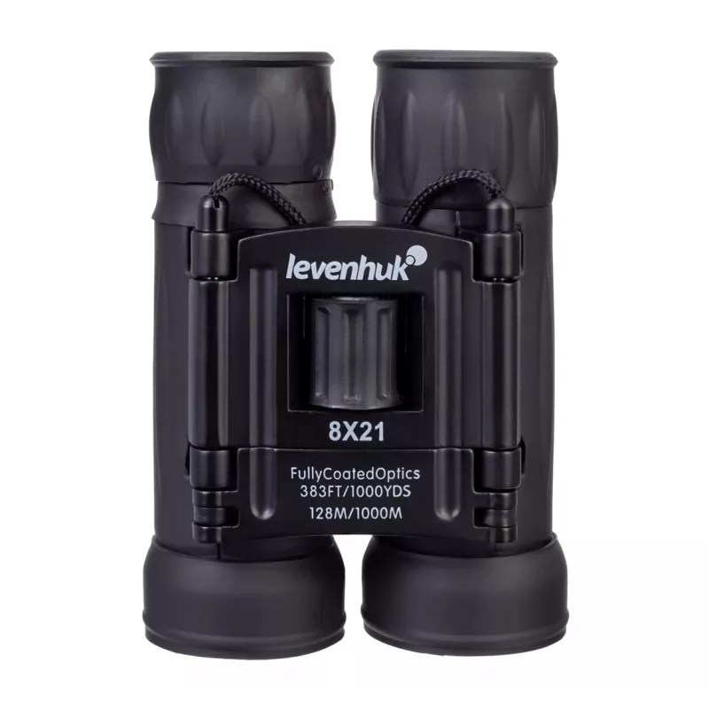 Binocolo Levenhuk Atom 8x21 prisma a tetto nero ingrandimento 8x