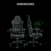 Sedia da gaming Razer Iskur V2 seduta imbottita nero