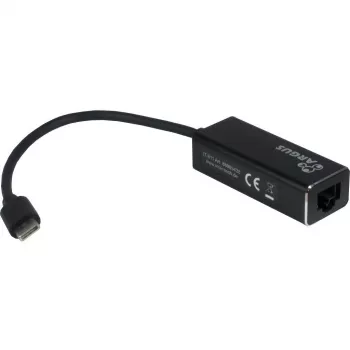 Inter-Tech Argus IT-811 - adattatore di rete - USB-C - Gigabit Ethernet - nero (88885438)