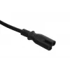 Savio - Cavo di alimentazione 2 poli M 3 m CL-105 nero - cavo (CL-105)
