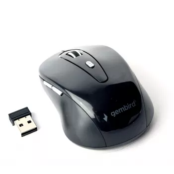 Gembird MUSW-6B-01 Mouse da ufficio per destrorsi RF Wireless Ottico 1600 DPI