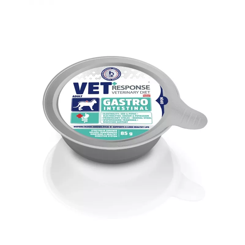 VET RESPONSE Gastrointestinal - umido per gatti - 4x85 g