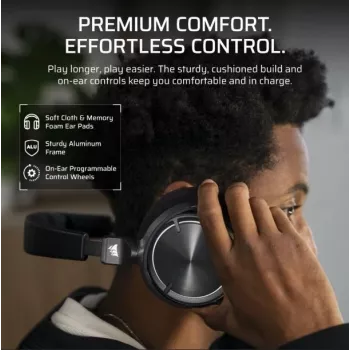 Cuffie Virtuoso Max Wireless Carbon