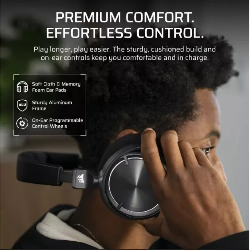 Cuffie Virtuoso Max Wireless Carbon