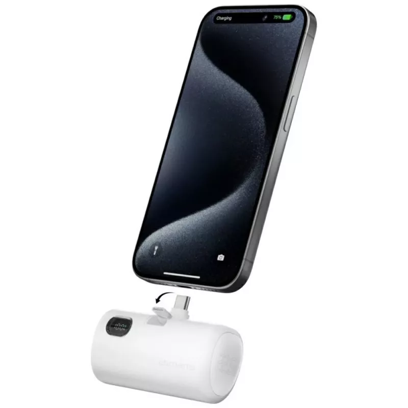 Powerbank 4smarts 541657 5000 mAh Li-Ion bianco USB-C 2 porte PD 2.0 PPS Quick Charge 3.0 3,63 V