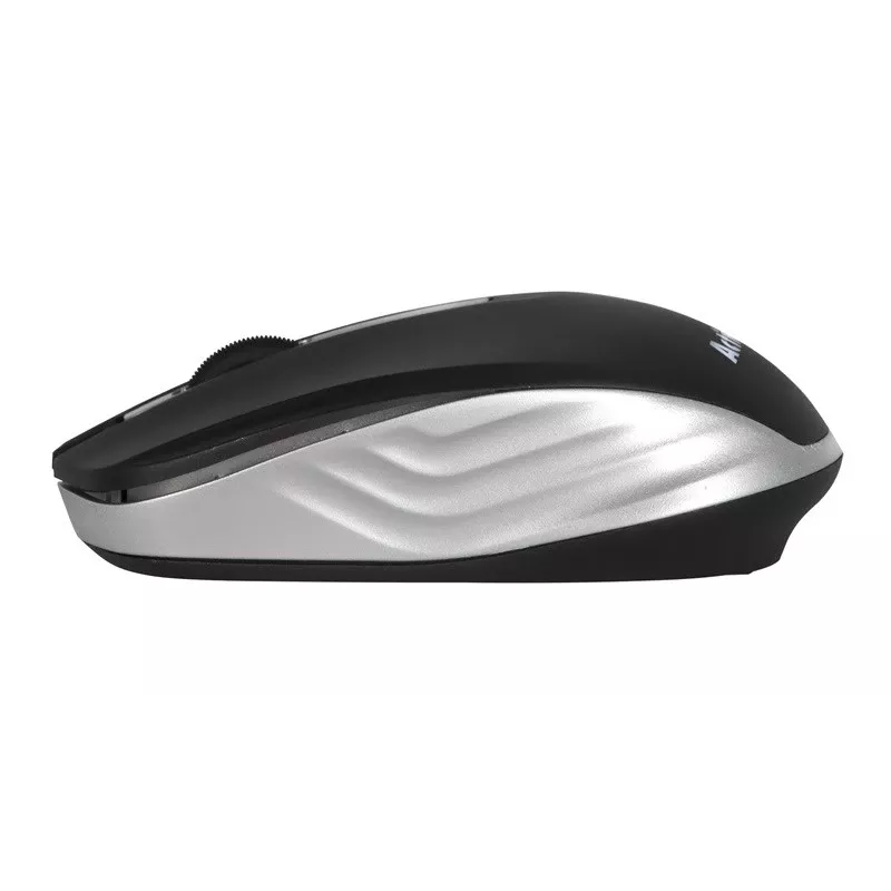 Mouse wireless ActiveJet AMY-313, ricevitore RF nano, ottico 1200 DPI, ambidestro, 3 tasti, batteria AA