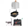 Rotho Biala lettiera per gatti, plastica, 51 x 39,5 x 44,3 cm, antracite